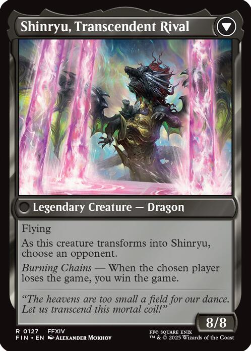 Image of Zenos yae Galvus // Shinryu, Transcendent Rival [FINAL FANTASY]