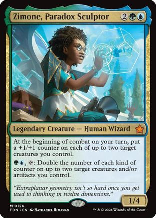 Image of Zimone, Paradox Sculptor (Promo Pack) [Foundations Promos]