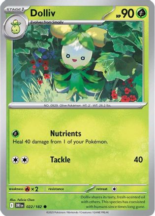 Image of Dolliv (022/182) [Scarlet & Violet: Destined Rivals]