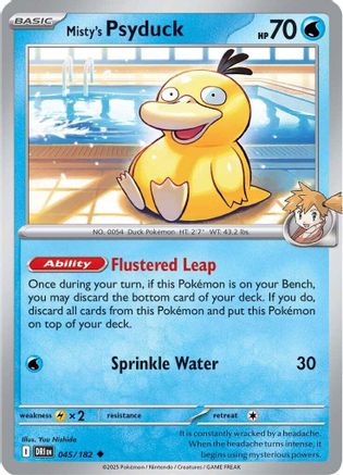 Image of Misty's Psyduck (045/182) [Scarlet & Violet: Destined Rivals]