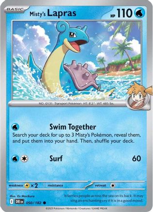 Image of Misty's Lapras (050/182) [Scarlet & Violet: Destined Rivals]