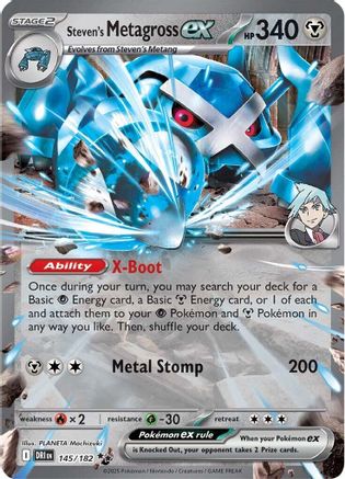Image of Steven's Metagross ex (145/182) [Scarlet & Violet: Destined Rivals]