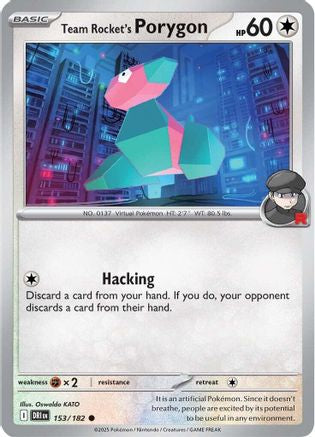 Image of Team Rocket's Porygon (153/182) [Scarlet & Violet: Destined Rivals]
