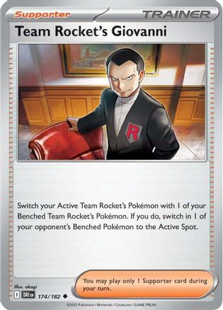 Image of Team Rocket's Giovanni (174/182) [Scarlet & Violet: Destined Rivals]