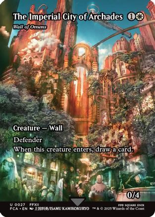 Image of The Imperial City of Archades - Wall of Omens (Showcase) [FINAL FANTASY : Through the Ages]