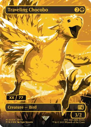Image of Traveling Chocobo (Borderless) (Serial Numbered) [FINAL FANTASY]