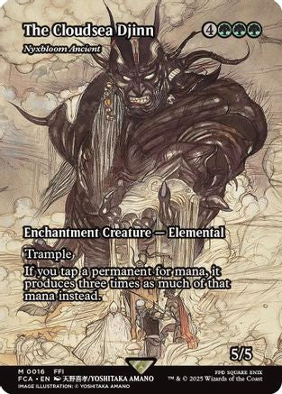Image of The Cloudsea Djinn - Nyxbloom Ancient (Showcase) [FINAL FANTASY : Through the Ages]