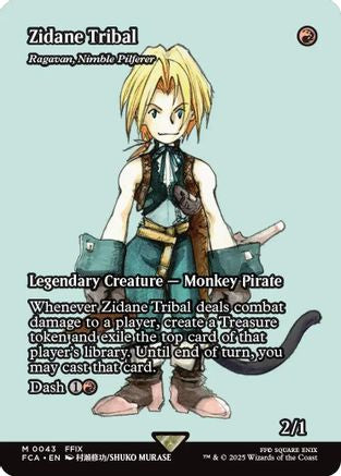 Image of Zidane Tribal - Ragavan, Nimble Pilferer (Showcase) [FINAL FANTASY : Through the Ages]