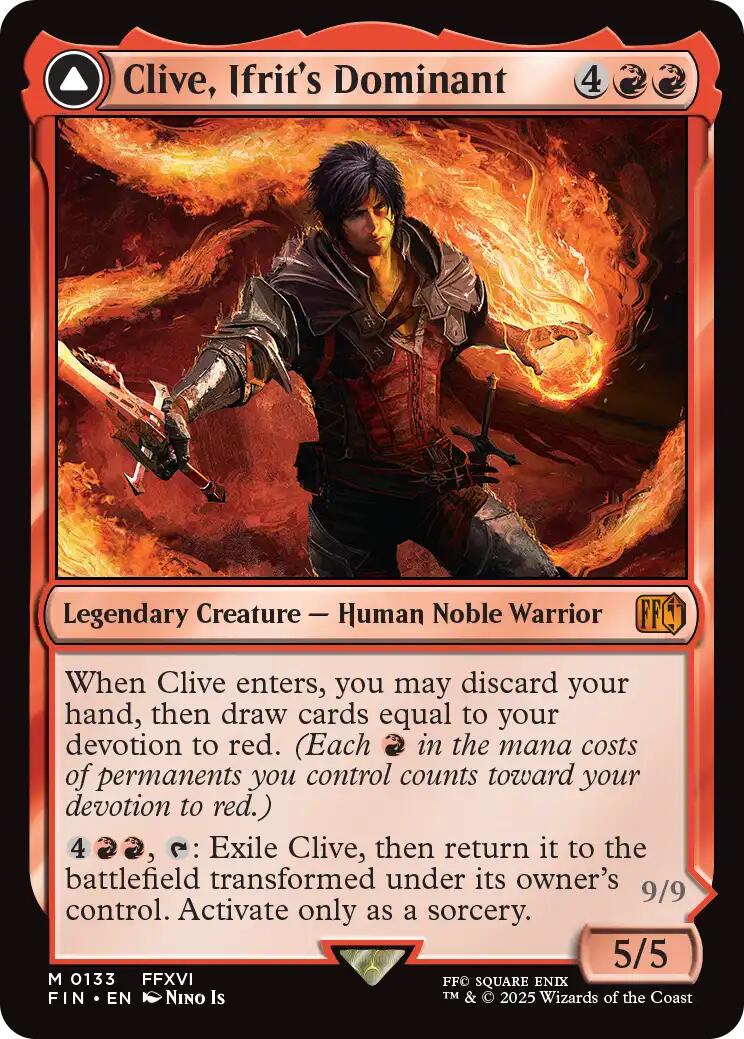 Image of Clive, Ifrit's Dominant // Ifrit, Warden of Inferno [FINAL FANTASY]