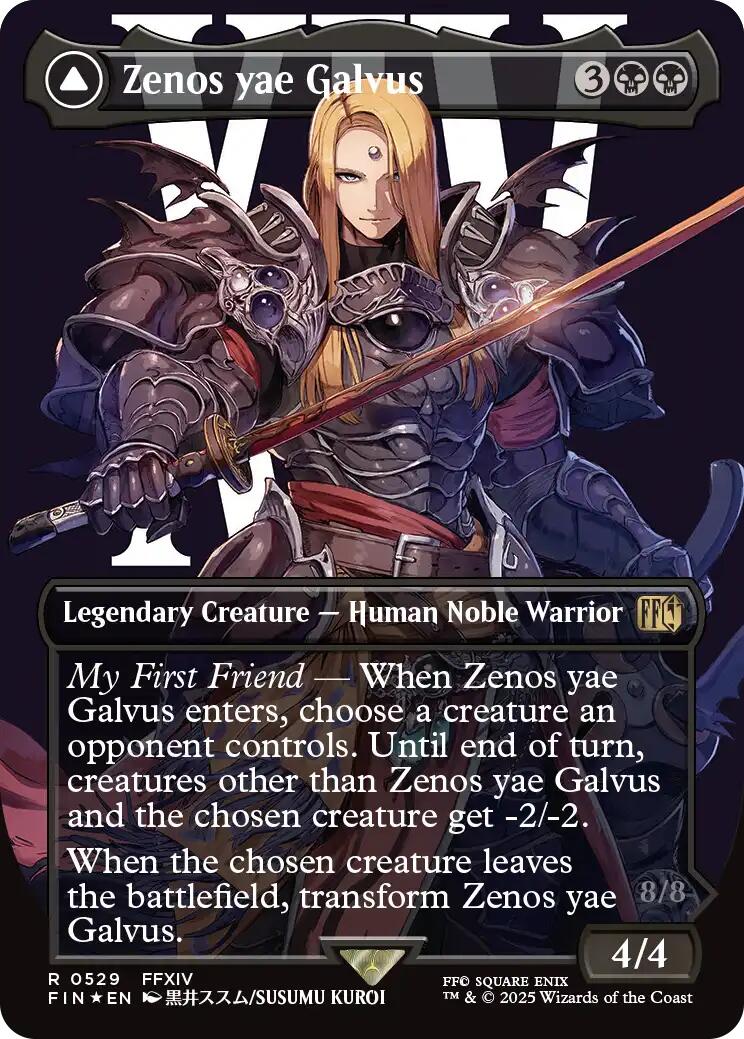 Image of Zenos yae Galvus // Shinryu, Transcendent Rival (Borderless) (Surge Foil) [FINAL FANTASY]