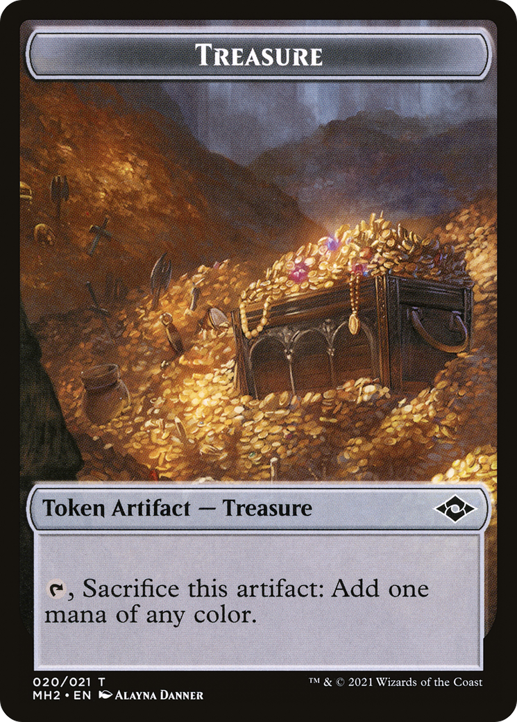 Image of Treasure (020) Token (MH2-020) - Modern Horizons 2 Tokens Foil