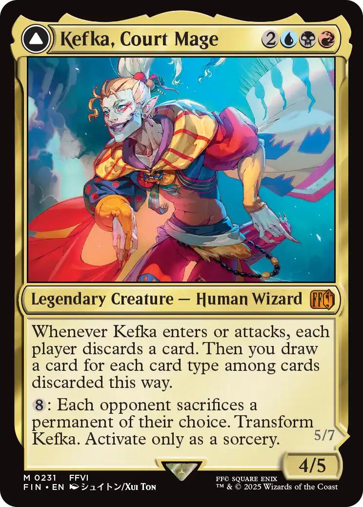 Image of Kefka, Court Mage // Kefka, Ruler of Ruin [FINAL FANTASY]