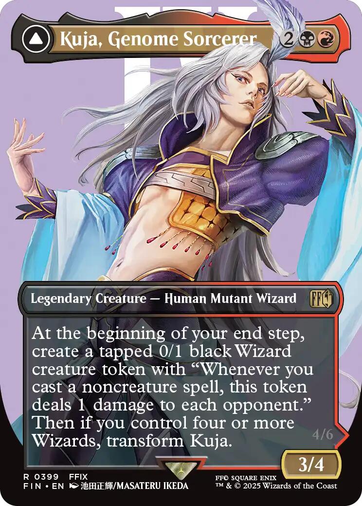 Image of Kuja, Genome Sorcerer // Trance Kuja, Fate Defied (Borderless) [FINAL FANTASY]