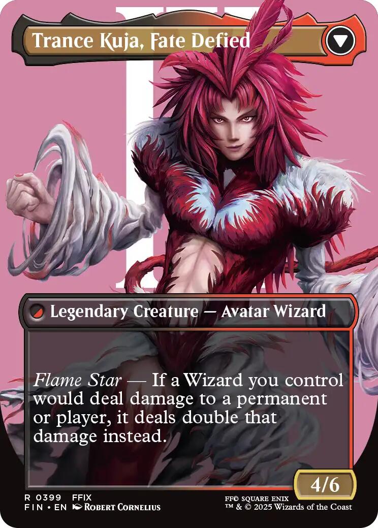 Image of Kuja, Genome Sorcerer // Trance Kuja, Fate Defied (Borderless) [FINAL FANTASY]