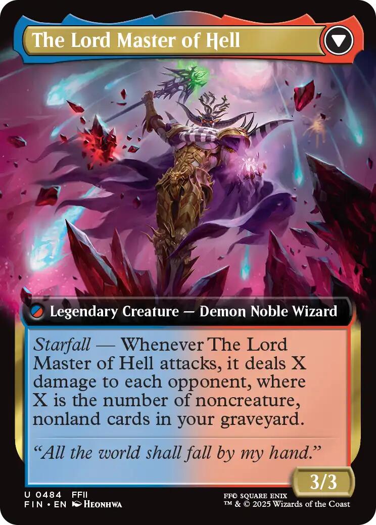 Image of The Emperor of Palamecia // The Lord Master of Hell (Extended Art) [FINAL FANTASY]