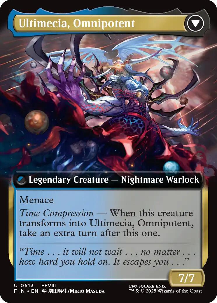 Image of Ultimecia, Time Sorceress // Ultimecia, Omnipotent (Extended Art) [FINAL FANTASY]