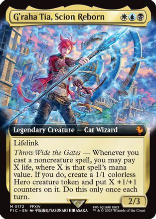 Image of G'raha Tia, Scion Reborn (Extended Art) [FINAL FANTASY Commander]