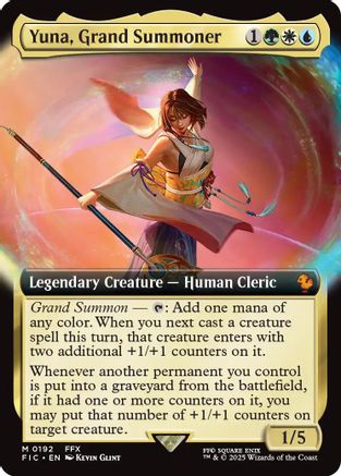 Image of Yuna, Grand Summoner (Extended Art) [FINAL FANTASY Commander]