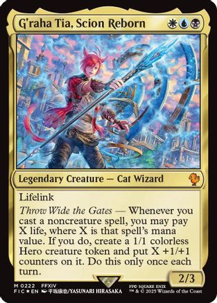 Image of G'raha Tia, Scion Reborn (Surge Foil) [FINAL FANTASY Commander]