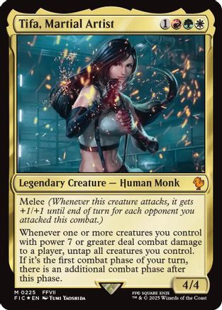 Image of Tifa, Martial Artist (Surge Foil) [FINAL FANTASY Commander]