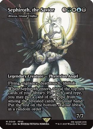 Image of Sephiroth, the Savior - Atraxa, Grand Unifier (Showcase) [FINAL FANTASY : Through the Ages]