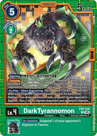 Image of DarkTyrannomon [EX9-039] [Versus Monsters]