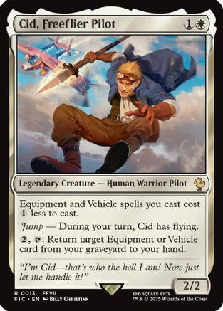 Image of Cid, Freeflier Pilot [FINAL FANTASY Commander]