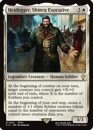 Image of Heidegger, Shinra Executive [FINAL FANTASY Commander]