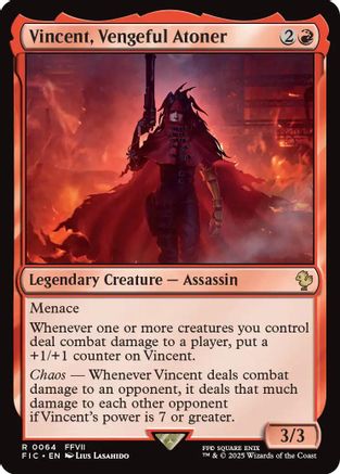Image of Vincent, Vengeful Atoner [FINAL FANTASY Commander]