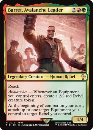 Image of Barret, Avalanche Leader [FINAL FANTASY Commander]