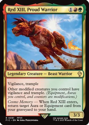 Image of Red XIII, Proud Warrior [FINAL FANTASY Commander]