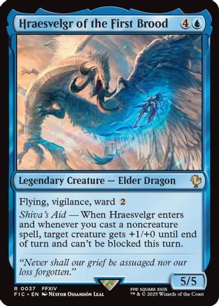 Image of Hraesvelgr of the First Brood [FINAL FANTASY Commander]