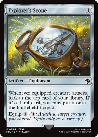 Image of Explorer's Scope [FINAL FANTASY Commander]