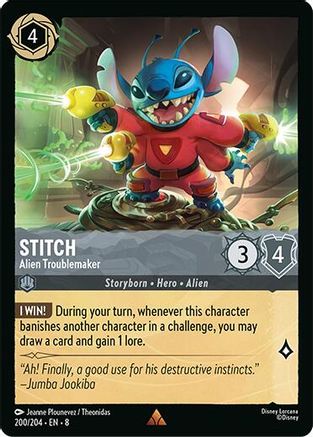 Image of Stitch - Alien Troublemaker (200/204) [Reign of Jafar]