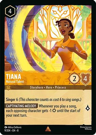 Image of Tiana - Natural Talent (9/204) [Reign of Jafar]