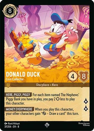 Image of Donald Duck - Coin Collector (37/204) [Reign of Jafar]