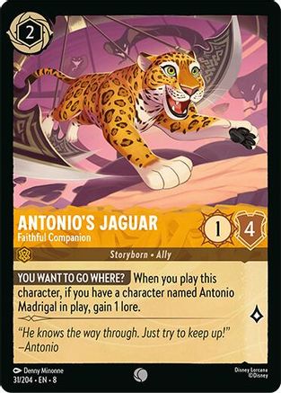 Image of Antonio's Jaguar - Faithful Companion (31/204) [Reign of Jafar]