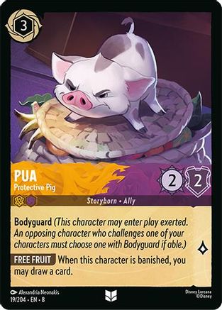 Image of Pua - Protective Pig (19/204) [Reign of Jafar]