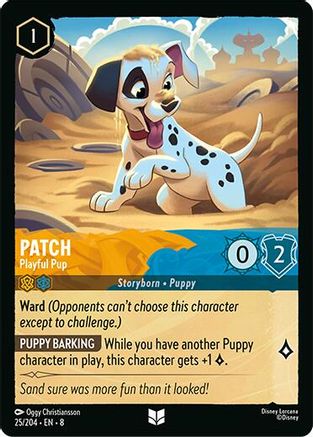 Image of Patch - Playful Pup (25/204) [Reign of Jafar]