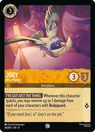 Image of Joey - Blue Pigeon (36/204) [Reign of Jafar]