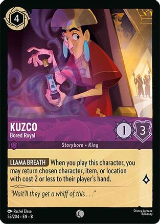Image of Kuzco - Bored Royal (53/204) [Reign of Jafar]