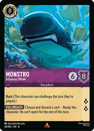 Image of Monstro - Infamous Whale (64/204) [Reign of Jafar]