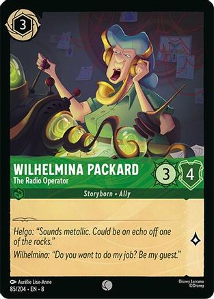 Image of Wilhelmina Packard - The Radio Operator (85/204) [Reign of Jafar]