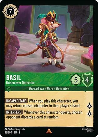 Image of Basil - Undercover Detective (86/204) [Reign of Jafar]