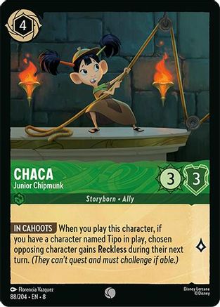 Image of Chaca - Junior Chipmunk (88/204) [Reign of Jafar]
