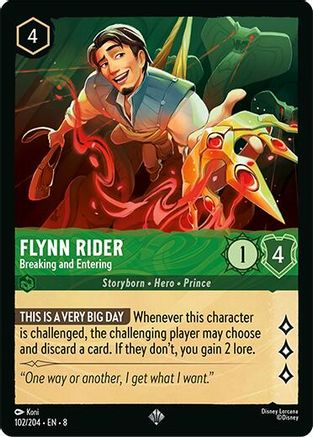 Image of Flynn Rider - Breaking and Entering (102/204) [Reign of Jafar]