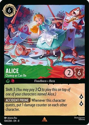 Image of Alice - Clumsy as Can Be (104/204) [Reign of Jafar]