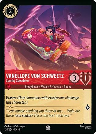 Image of Vanellope Von Schweetz - Spunky Speedster (124/204) [Reign of Jafar]