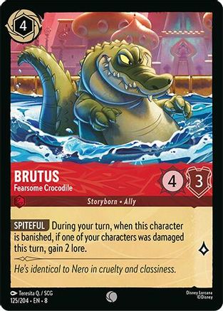 Image of Brutus - Fearsome Crocodile (125/204) [Reign of Jafar]