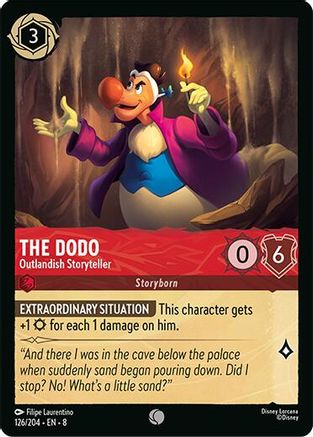 Image of The Dodo - Outlandish Storyteller (126/204) [Reign of Jafar]